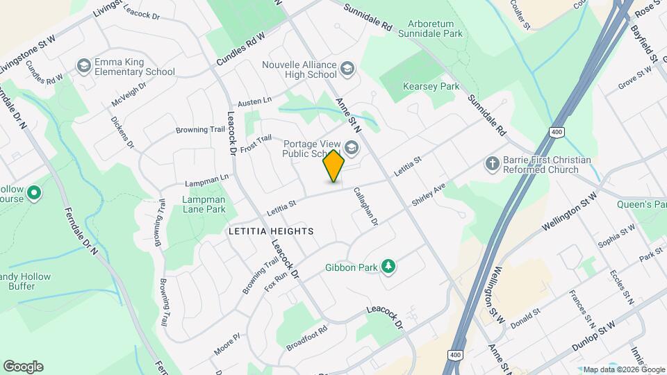 130 Letitia St Map and Location Details
