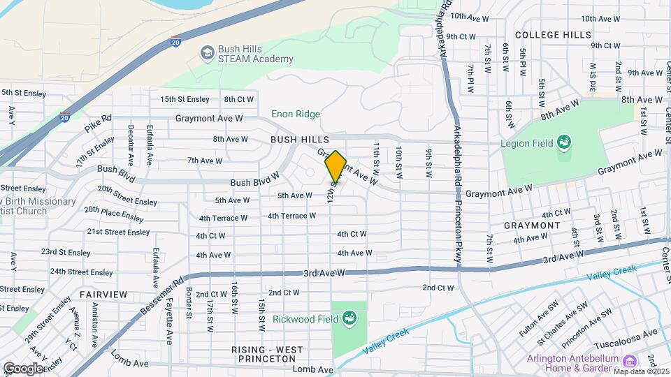 505 12th St W Map and Location Details