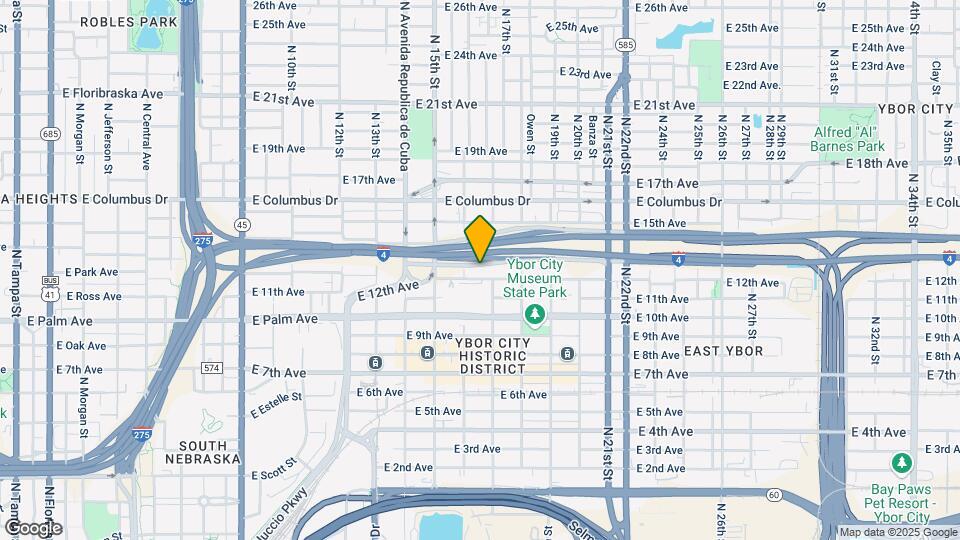 Ybor Lofts Map and Location Details