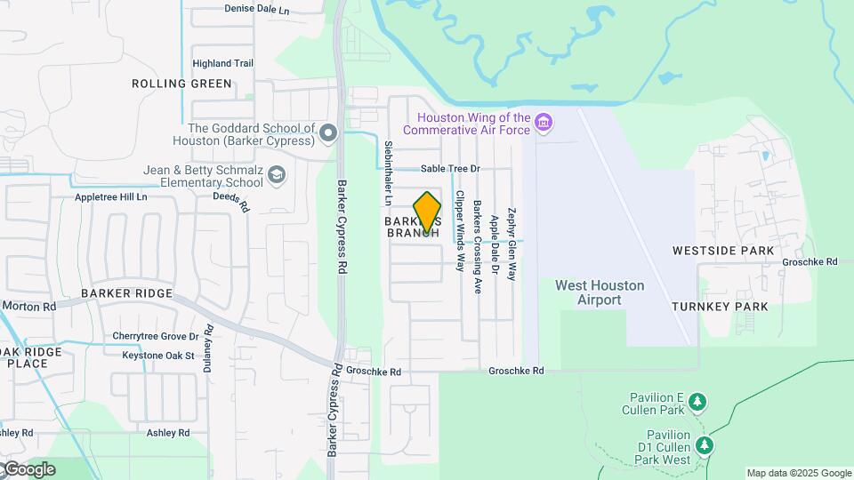18222 Thicket Grove Rd Map and Location Details