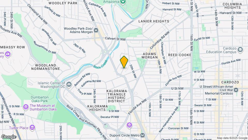 2341 Ashmead Pl NW Mapa y Detalles de la Ubicación