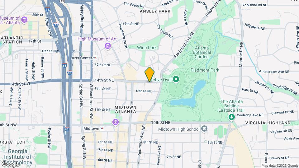 209 14th St NE, Unit 111 Map and Location Details
