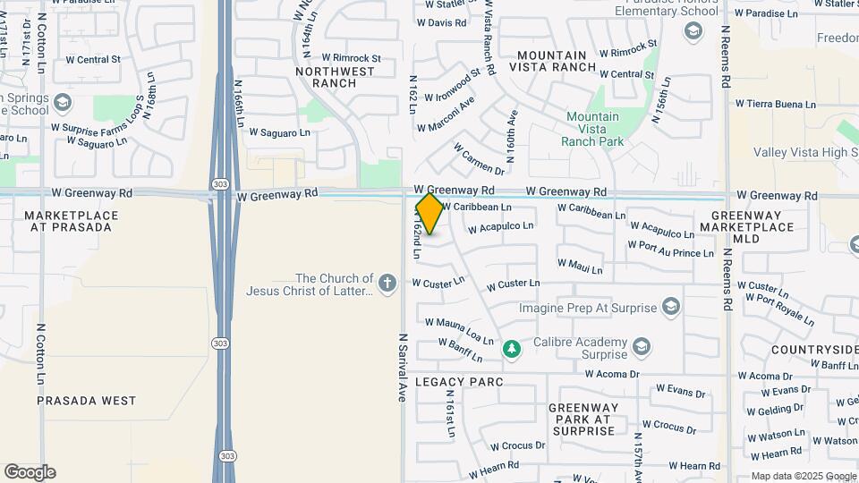 16254 W Port Au Prince Ln Map and Location Details