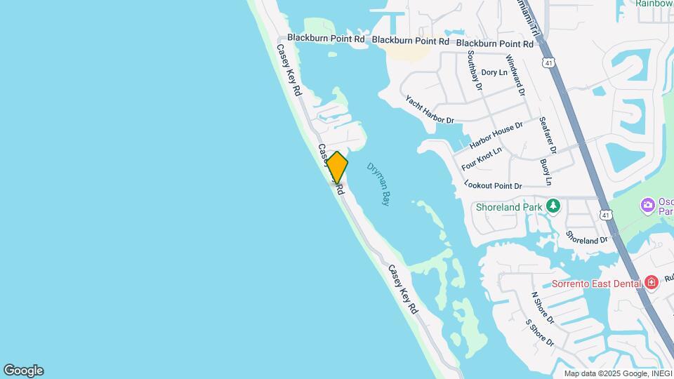 3501 Casey Key Rd Map and Location Details