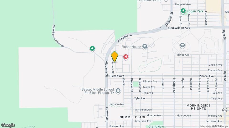 4820 Louisiana St Map and Location Details