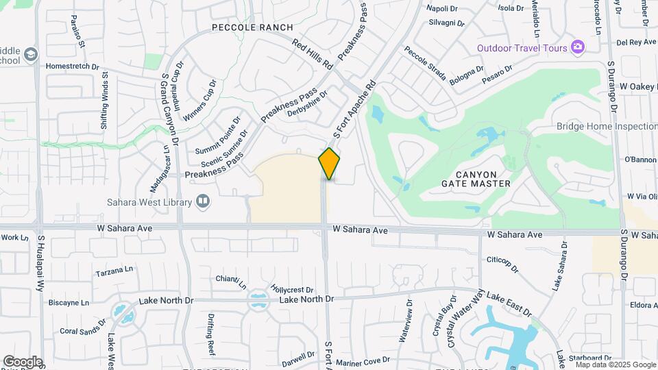 2200 S Fort Apache Rd Mapa y Detalles de la Ubicación