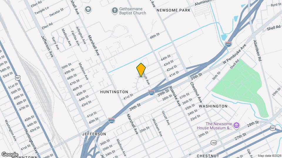 4233 Orcutt Ave Map and Location Details