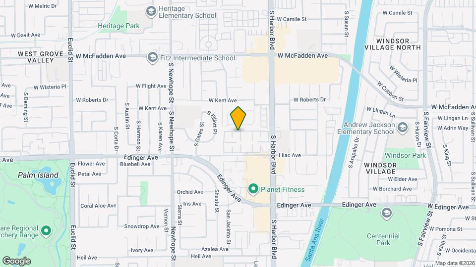 11820 Gloxinia Ave Map and Location Details
