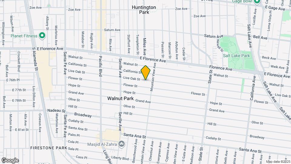 2838 Live Oak St Mapa y Detalles de la Ubicación