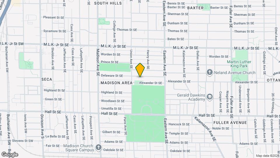 630 Delaware St SE Map and Location Details