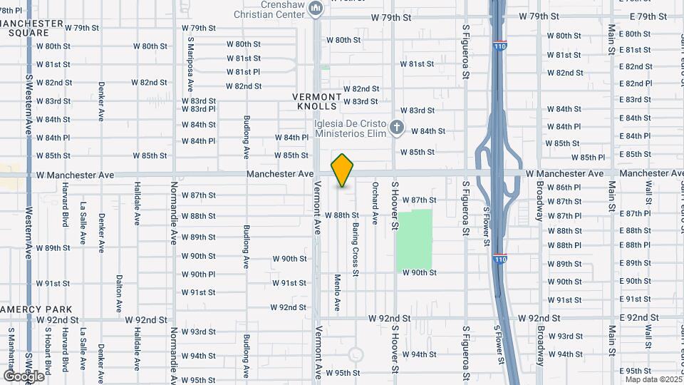 8634 Menlo Ave Mapa y Detalles de la Ubicación