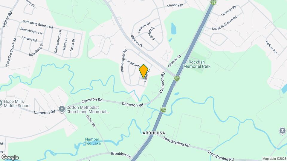 4418 Clifton Dr Map and Location Details