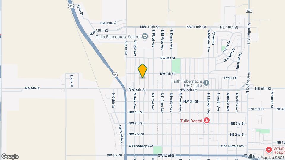 623 N Gaines Ave Map and Location Details