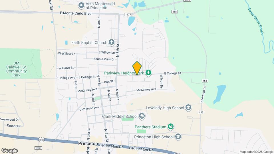 811 E College St Map and Location Details