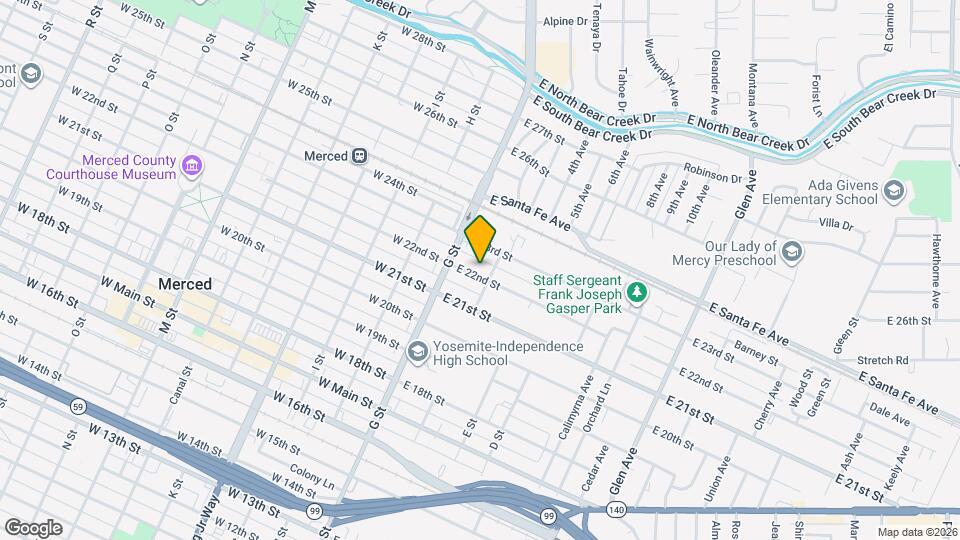 57-61 E 22nd St Map and Location Details