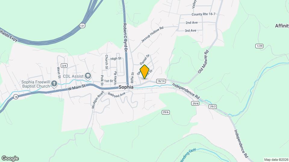 317 E Main St Map and Location Details