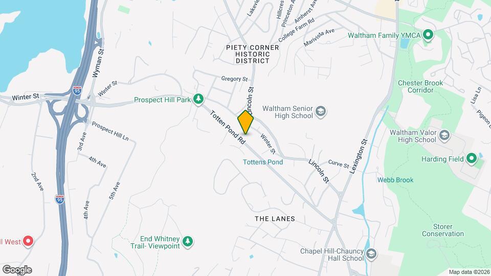 221 Totten Pond Rd Map and Location Details