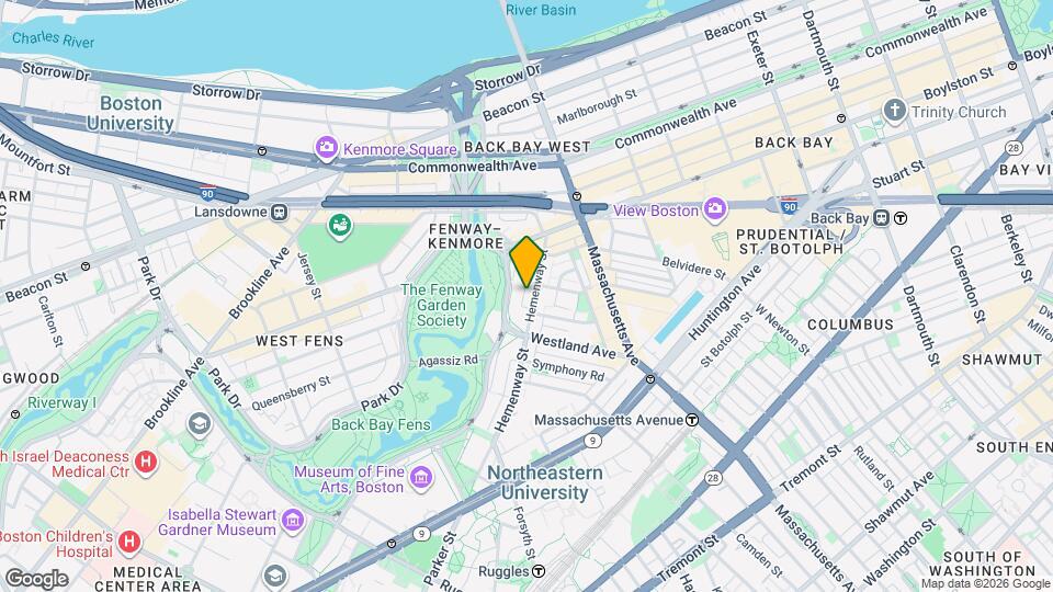 55 Hemenway St Map and Location Details