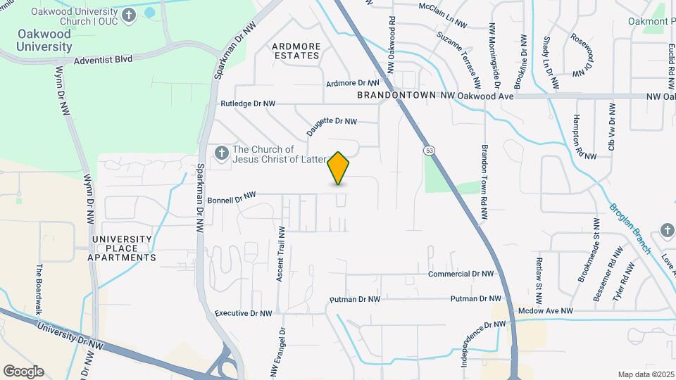 4418 Bonnell Dr NW Map and Location Details