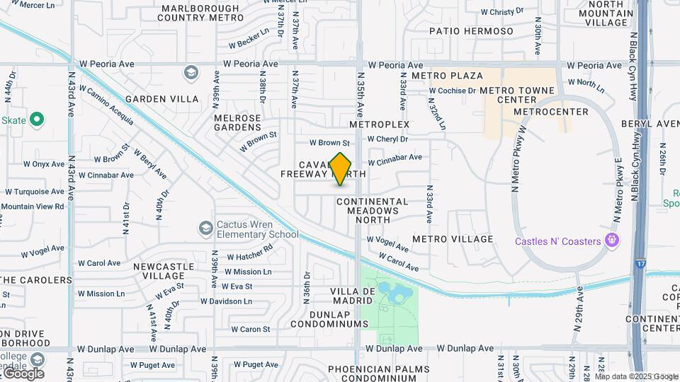3522 W Malapai Dr Map and Location Details