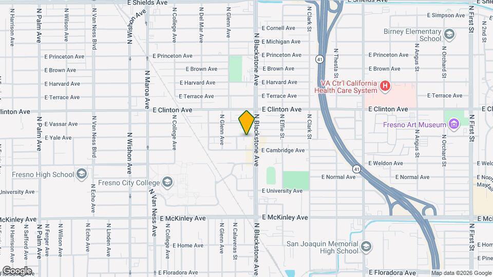 1620 E Yale Ave Map and Location Details