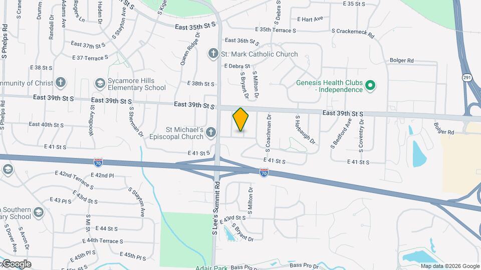 16508 East 40th St S, Unit 1813-D Map and Location Details