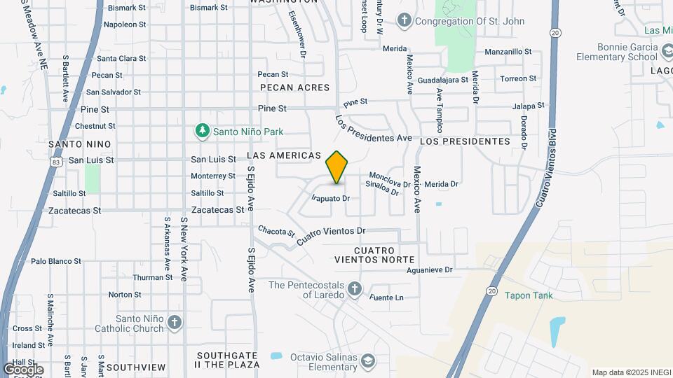 3407 Morelos Dr Map and Location Details