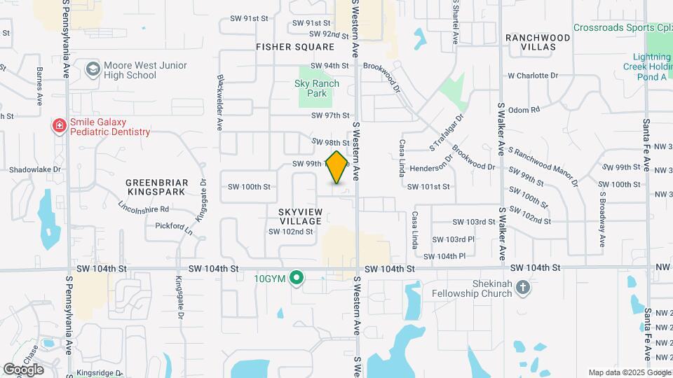 10020 S Clegern St Map and Location Details