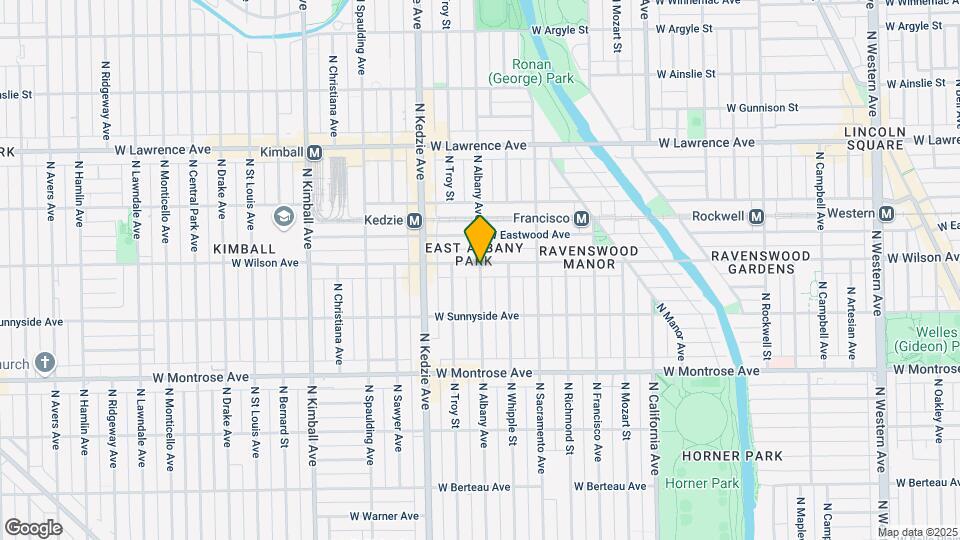 4549 N Albany Ave Map and Location Details