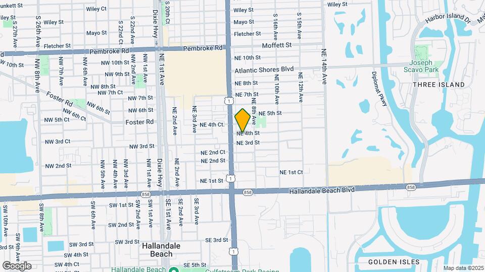 622 NE 4th St Map and Location Details