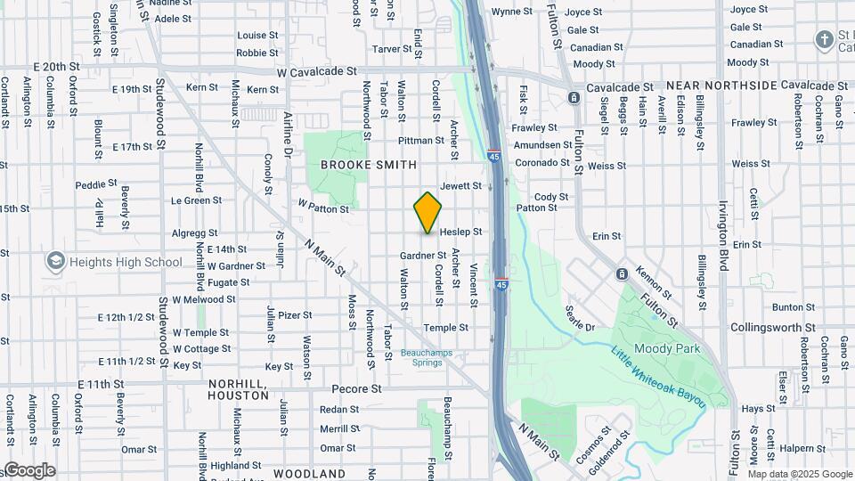 610 Enid St Map and Location Details