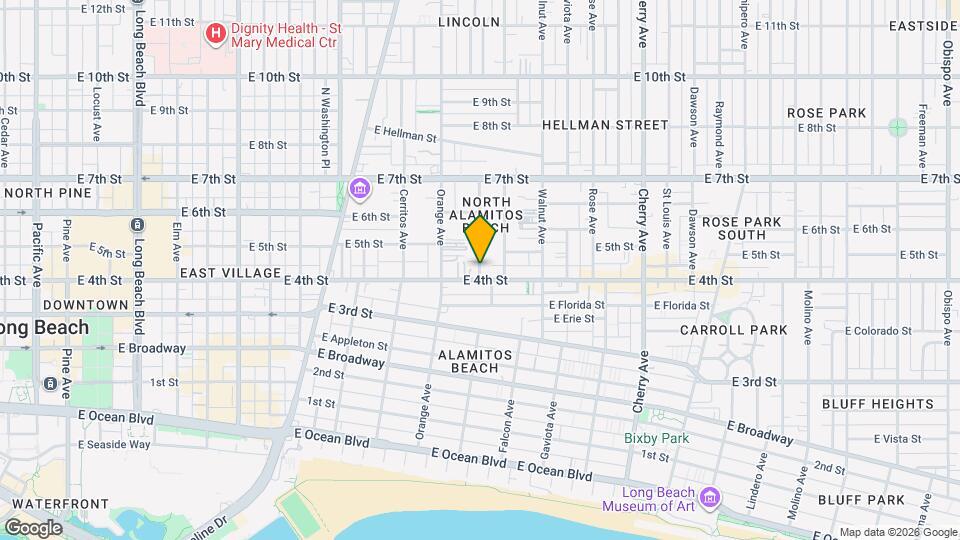 418 Almond Ave Map and Location Details