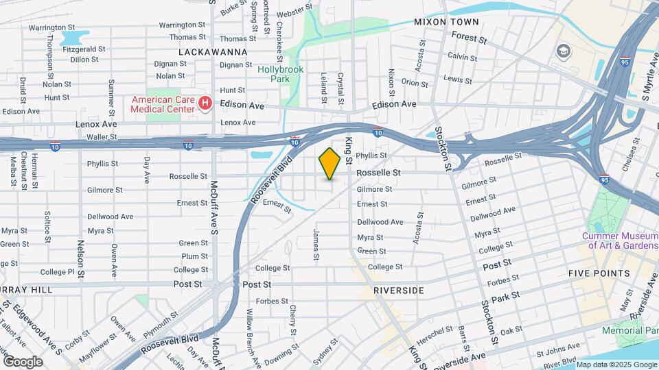 724 Florence St Map and Location Details