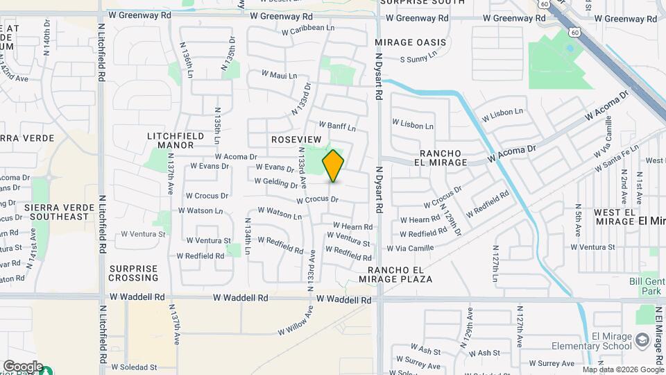 14451 N 132nd Dr Map and Location Details