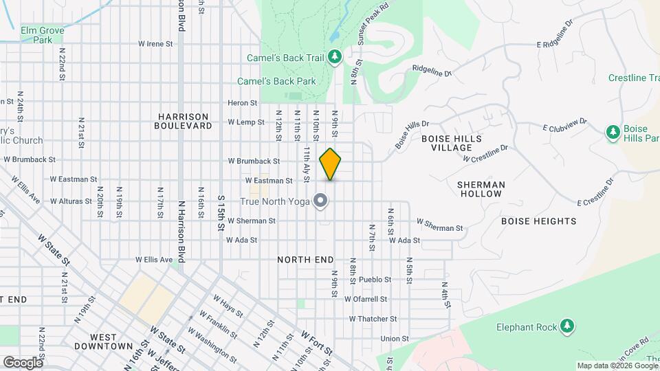 1719 N 9th St Map and Location Details