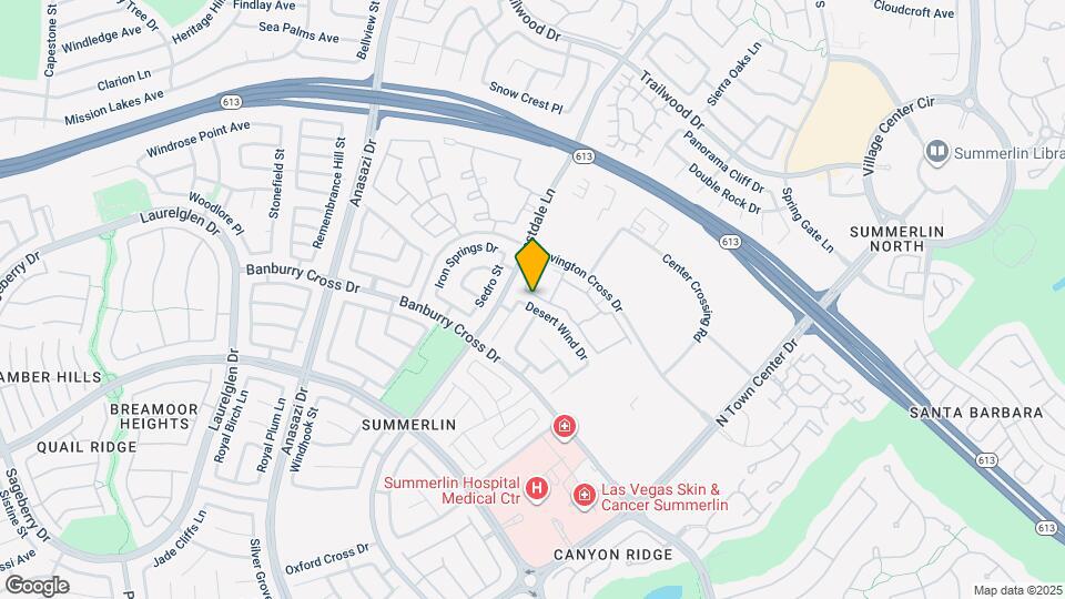 10232 Desert Wind Dr Mapa y Detalles de la Ubicación