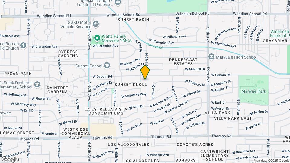 3342 N 63rd Ave Map and Location Details