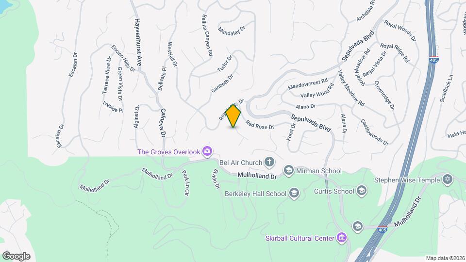 3441 White Rose Way Map and Location Details