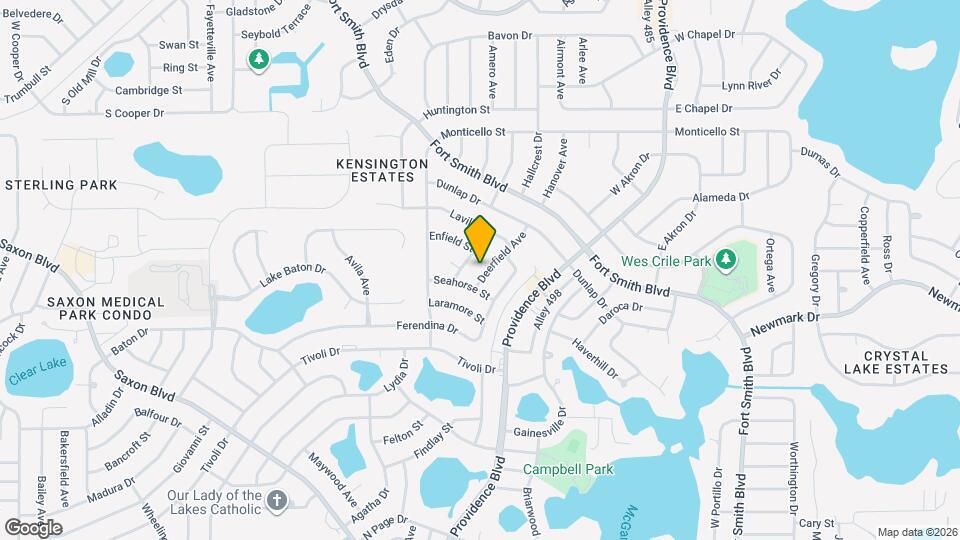 1556 Deerfield Ave Map and Location Details