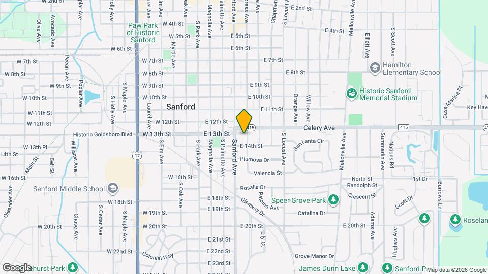 1310 Cypress Ave Map and Location Details