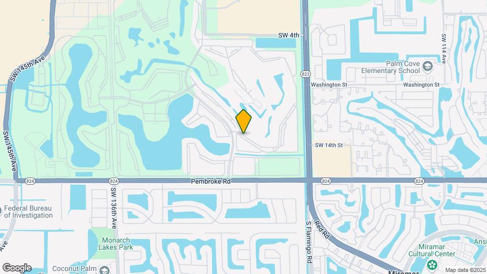 1401 SW 128th Terrace Map and Location Details