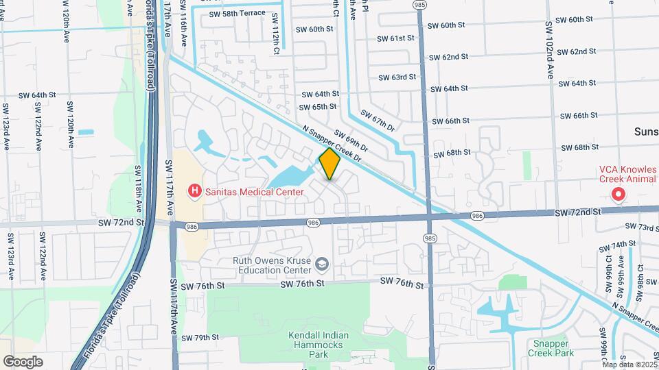 11005 SW 70th Terrace Map and Location Details