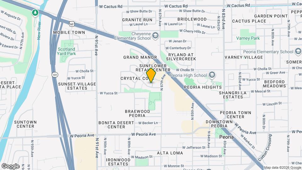 8754 W Christopher Michael Ln Map and Location Details