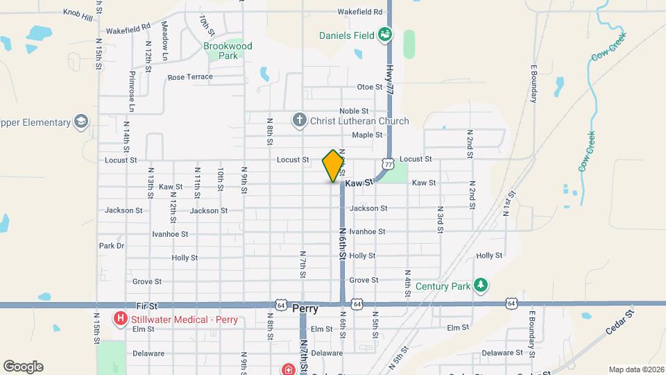 604 Kaw St Map and Location Details