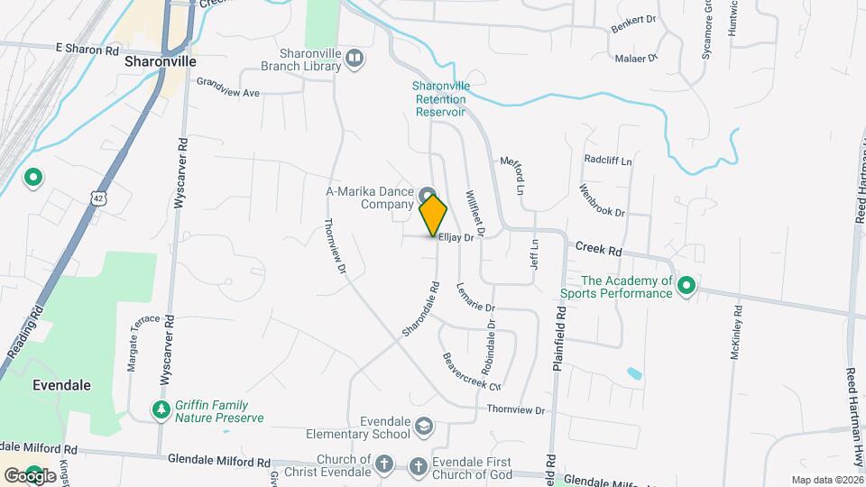 10789 Sharondale Rd Map and Location Details