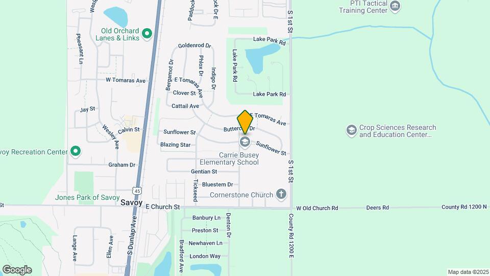 504B Sunflower St Map and Location Details