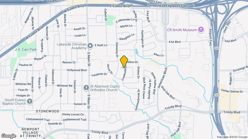 702 Creekside Dr Map and Location Details