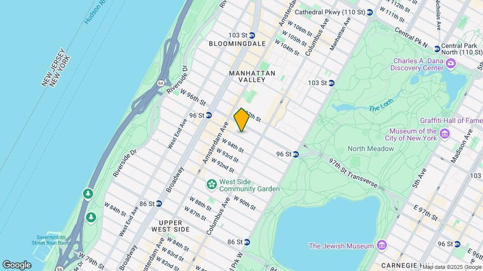 139 W 95th St Map and Location Details