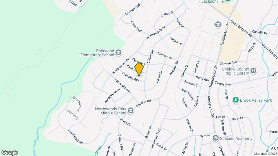 704 Christine Ave Mapa y Detalles de la Ubicación