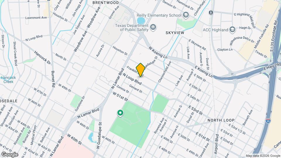 5305 Guadalupe St Map and Location Details